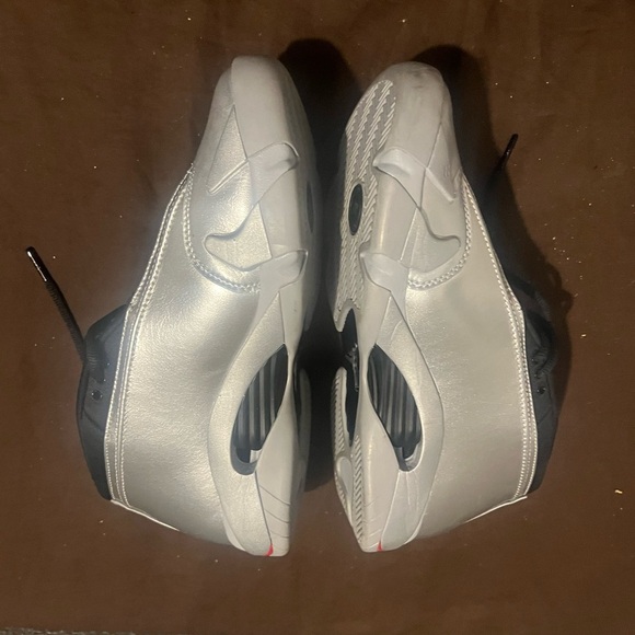 Jordan Fits Men size 8 Air Jordan Retro 14 Silver Authentic Nike new - Picture 2 of 9
